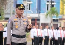 Kapolres OKI Ajak Personel Tingkatkan Kinerja pada Peringatan Harkitnas 2025