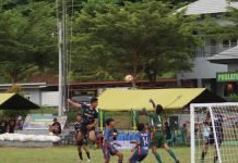 Meriahkan HUT ke-9, Puslatpurmar 8 Teluk Ratai Gelar Turnamen Voli dan Mini Soccer