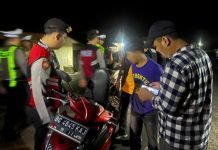 Cegah 3C dan Balap Liar, Polres OKI Adakan Patroli serta Razia Malam