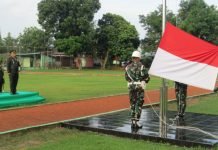 Dandim 0402/OKI Pimpin Upacara Peringatan Hari Lahir Pancasila