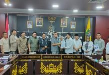 Panitia DOB Lampung Tenggara Audiensi dengan Komisi I DPRD Lampung
