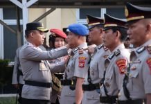 Rotasi di Jajaran Polres OKI, Kapolsek dan Kasat Baru Resmi Dilantik