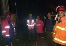 Tim Damkar Bersama PLN Muba Berhasil Padamkan Kebakaran Gardu Listrik di Sekayu