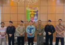 Perkuat Sinergi untuk Stabilitas Daerah, Pemprov Lampung Sambut Kunjungan Danpas Brimob Wilayah I Sumatera