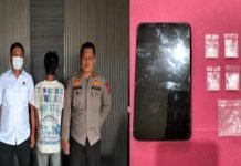 Residivis Narkoba Kembali Diciduk Satresnarkoba Polres OKI di Tanjung Alai