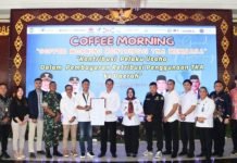 10 Perusahaan Taat Bayar DKPTKA Terima Penghargaan, Bupati Muara Enim Ingatkan Pentingnya Kontribusi Membangun Daerah