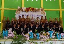 20 Siswa-Siswi Kelas 6 SD 33 Talang Ubi Gelar Acara Syukuran dan Pelepasan Sekolah