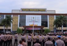 Polresta Bandar Lampung Siagakan 331 Personel untuk Amankan Malam Takbir Idul Adha