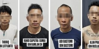 Bawa Senpi Ilegal dan Narkoba, Empat Pria Ditangkap di Palembang, Ada Mantan Polisi