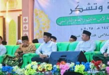 Wabup Muba Hadiri Haflah Khotmil Alfiyah di Ponpes Hidayatuzzu’ama