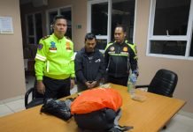 PJR Polda Lampung Gagalkan Penyelundupan 4 Kg Ganja di Tol Bakter