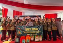 Momen HUT ke-XXV, Kejari OKI Bersama IAD Gelar Kegiatan Bakti Sosial