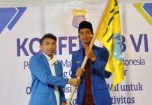 Muhammad Nur Tanjali Nahkodai PMII OKI 2025–2026 Lewat Konfercab VI