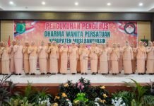 Pengurus DWP Kabupaten Muba 2024–2029 Resmi Dikukuhkan