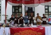 Kejari PALI Musnahkan Barang Bukti dari 140 Perkara yang Telah Inkracht