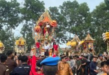 Upacara Adat Ngaben di OKI, Gubernur Sumsel Dianugerahi Gelar Kehormatan