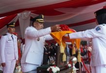 Rangkaian Upacara HUT RI di OKI Tertib dan Khidmat, Wabup Supriyanto Mengaku Bangga