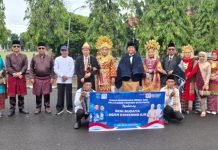 DPMPTSP OKI Tampil Memukau di Karnaval Budaya HUT RI ke-80