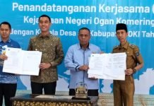 Kawal Dana Desa Tak Diselewengkan, Kejari MoU dengan Kades se-Kabupaten OKI