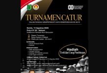 Pemkab Muba Gelar Turnamen Catur HUT RI ke-80, Pendaftaran Gratis