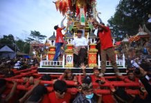 Hadiri Ngaben Massal di OKI, Herman Deru Serukan Pelestarian Budaya Sebagai Perekat Bangsa