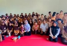 Puluhan Siswa SD Muthiah Islamic School Kayuagung Dapat Edukasi Bahaya Narkoba dari BNNK OKI