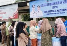 Stabilkan Harga Pangan, Pemkab Lampung Selatan Gelar GPM di 17 Kecamatan