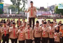 Momentum Hari Pramuka, Bupati OKI Ajak Kolaborasi Jaga Ketahanan Bangsa