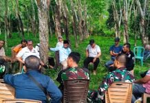 Ratusan Warga Lima Desa Tolak BPN Keluarkan Sertifikat Tanah di Area Simpang Tanjung Pinang Ogan Ilir