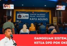 Gangguan Sistem, Ketua DPD PGK OKI Soroti Buruknya Pelayanan KPP Pratama Kayuagung