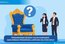 Pengumuman Seleksi Calon Komisaris dan Direksi Perseroda Lampung Selatan Maju