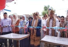 Ketua TP PKK Lampung Dampingi Menag dan Ketua Kadin Resmikan SPPG Musi Raya Rajabasa