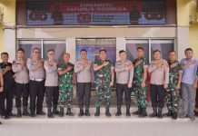 Sinergi TNI–Polri, Danbrigif 8/GC Sambangi Mapolres OKI