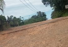 Jalan Rusak di Tanjakan Simpang Empat Setungtung Talang Gas Segera Diperbaiki