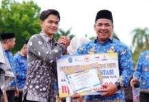 Pemkab OKI Beri Penghargaan untuk Atlet dan Pelatih di Hari Olahraga Nasional