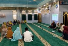 BNNK OKI Gelar Sosialisasi P4GN di Masjid Besar Baiturrahman Kayuagung