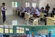 BNNK OKI Gencarkan Edukasi Anti Narkotika di Dua SMP Ini