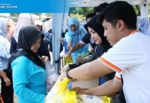Gerakan Pangan Murah di Lamsel, Warga Padati Lapangan Korpri