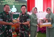 Tingkatkan Sinergitas dan Kesiapan TNI di Lapangan, Pangdam II/Sriwijaya Laksanakan Kunker ke Kodim 0402/OKI-OI