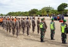 Latih Respons Cepat di Laut, Damkar Lampung Selatan Gelar Pelatihan Water Rescue di Pantai Kedu