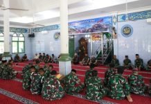 Kodim 0402/OKI Gelar Doa Bersama Peringati HUT TNI ke-80