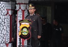 Upacara Peringatan Hari Sumpah Pemuda di Polsek Kayuagung Berlangsung Khidmat di Tengah Rintik Hujan