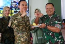 Pakai Seragam Komcad, Bupati OKI Tunjukkan Solidaritas TNI dan Masyarakat
