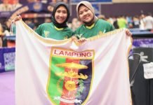 Ganda Putri Lampung Cabor Tenis Meja Tembus Final dan Raih Medali Perak di PORNAS KORPRI 2025