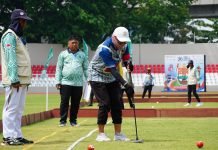 Gateball Ukir Sejarah, Persembahkan Emas untuk Kontingen Lampung di PORNAS KORPRI XVII Palembang