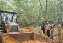 Bukti Sinergi Swasta dan Pemkab OKI, PT Sampoerna Agro Bantu Perbaikan Jalan