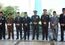 Ziarah Nasional HUT ke-80 TNI, Forkopimda OKI Tabur Bunga di TMP Kayuagung