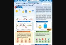Inflasi Lampung di Bulan September 2025 Tetap Terkendali