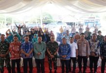 Dandim 0402/OKI-OI Pimpin Groundbreaking Koperasi Merah Putih di Desa Mulya Guna