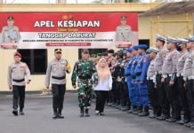 Polres OKI Gelar Apel Kesiapan Tanggap Darurat Bencana Hidrometeorologi, Kapolri Tekankan 8 Instruksi Penting